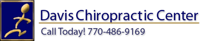 Davis Chiropractic Center logo and contact information.