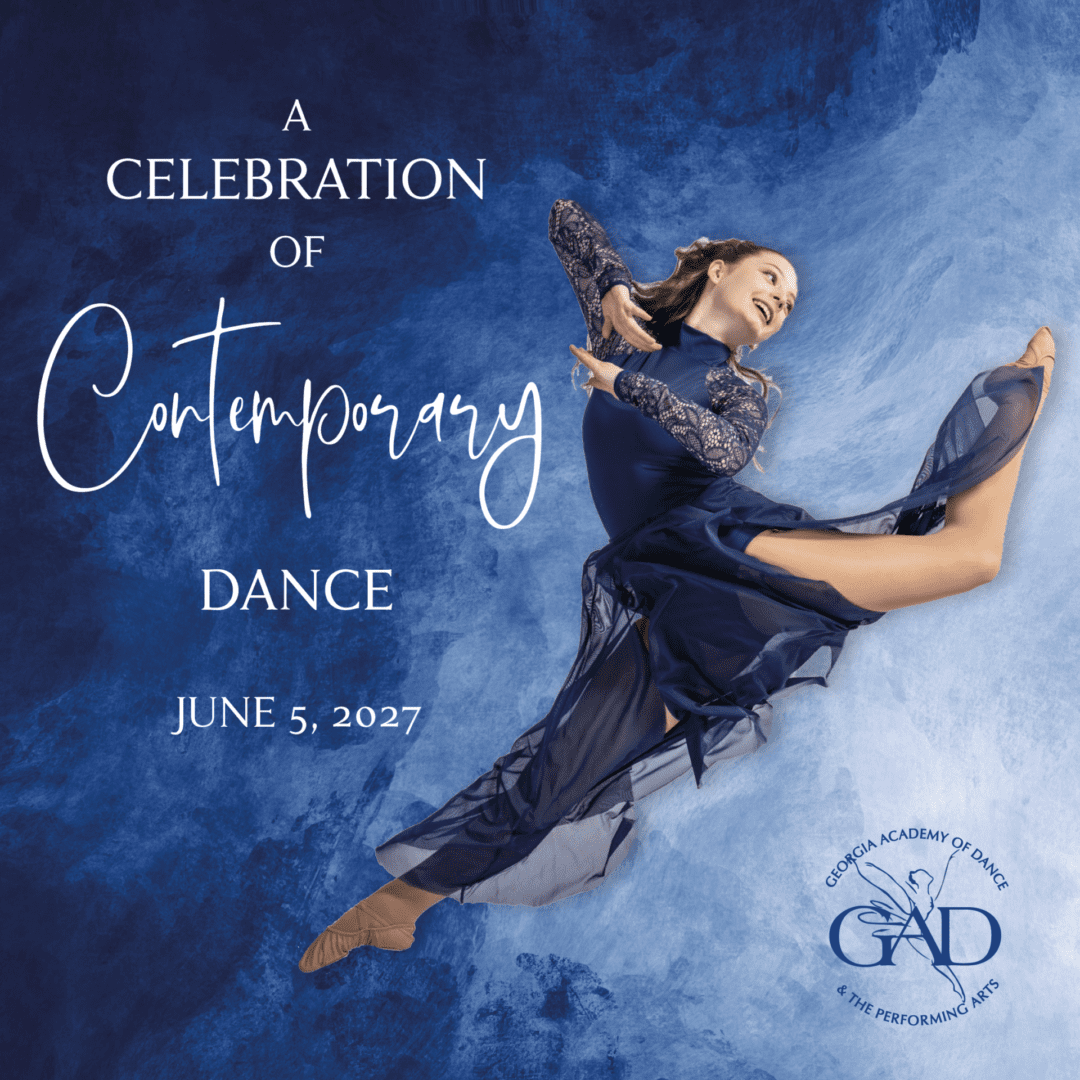 Contemporary dancer leaping against blue background